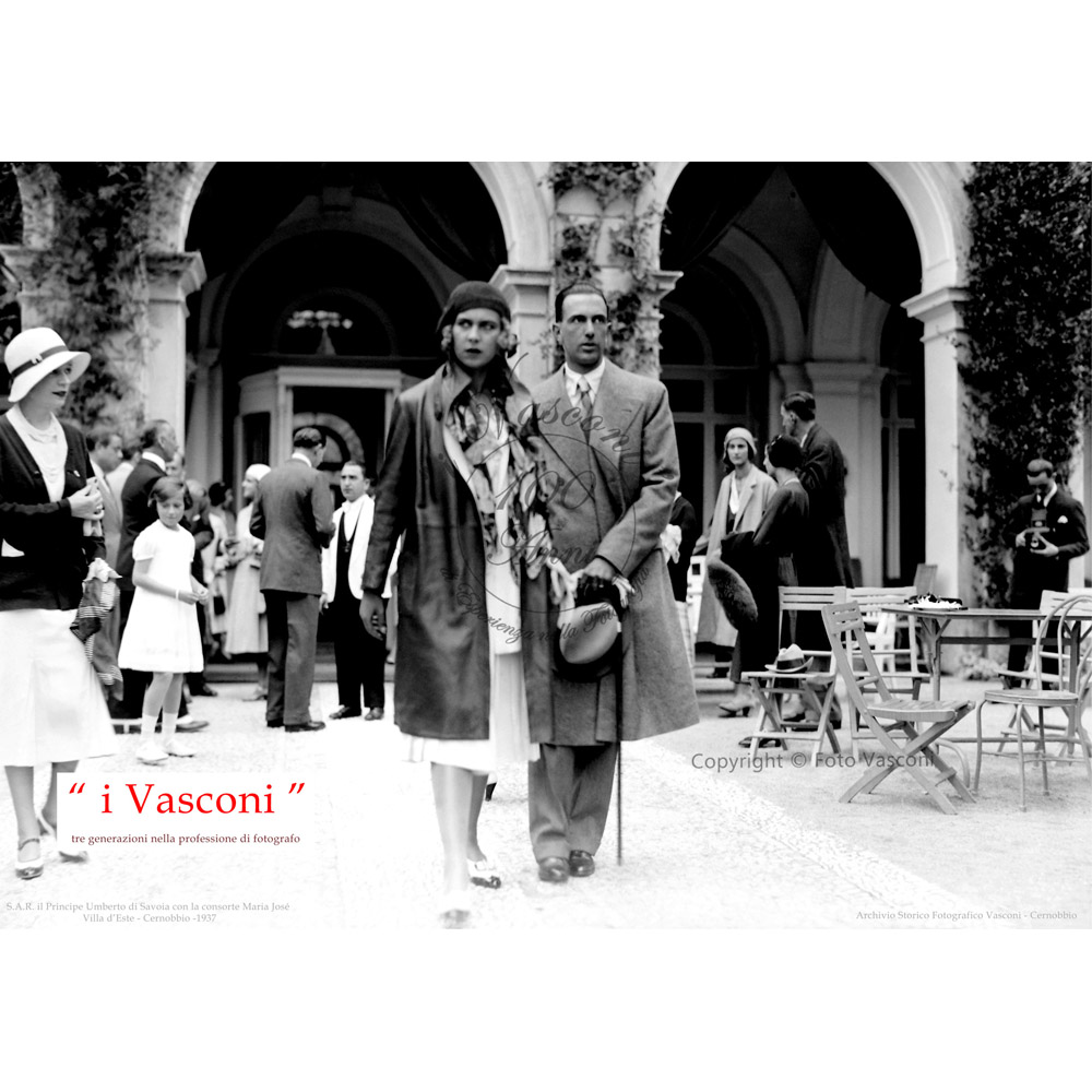 Principe Umberto di Savoia Villa d'Este Cernobbio 1937